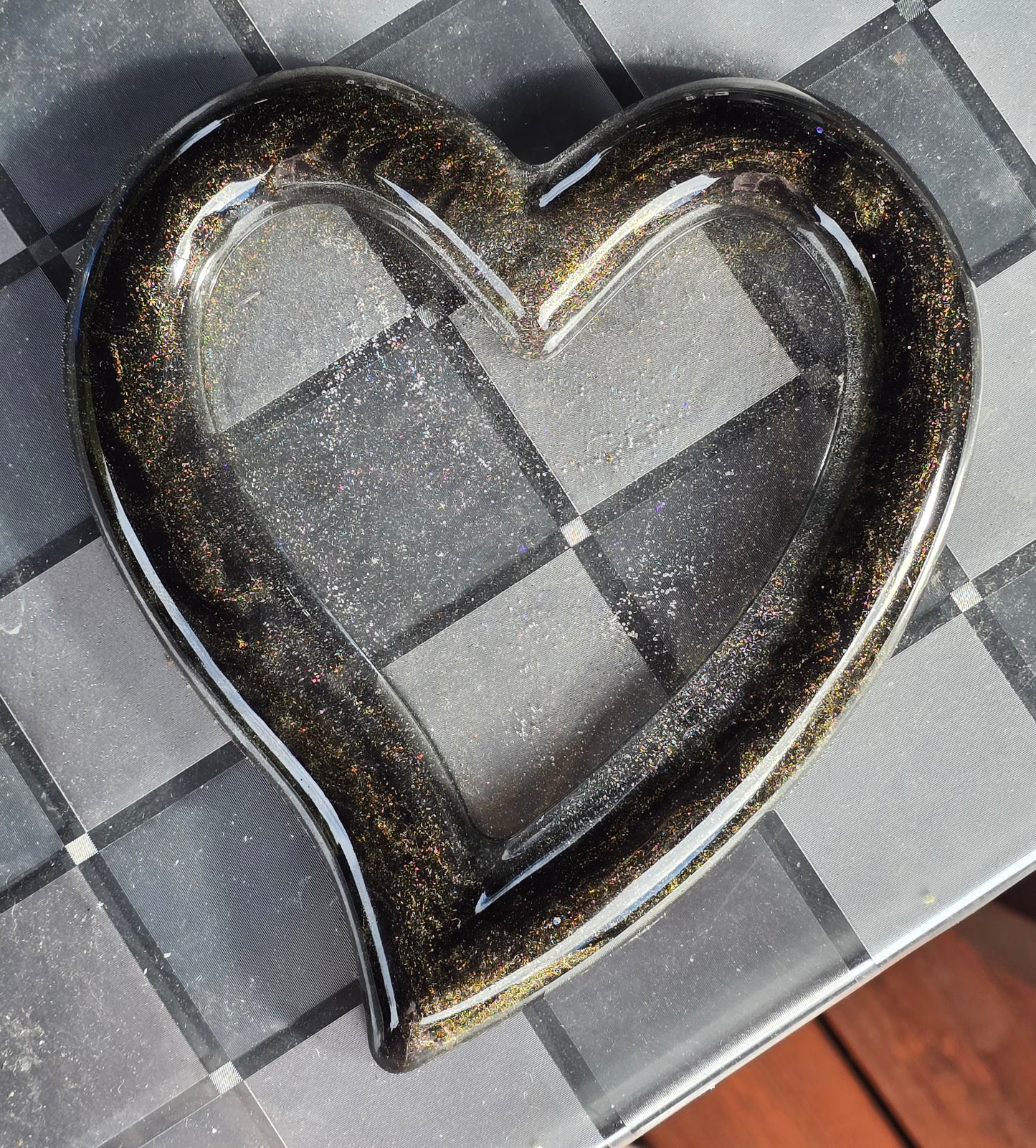 Coaster black heart