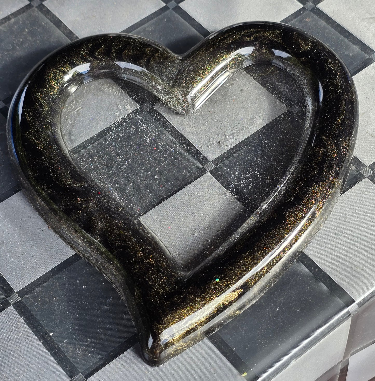 Coaster black heart