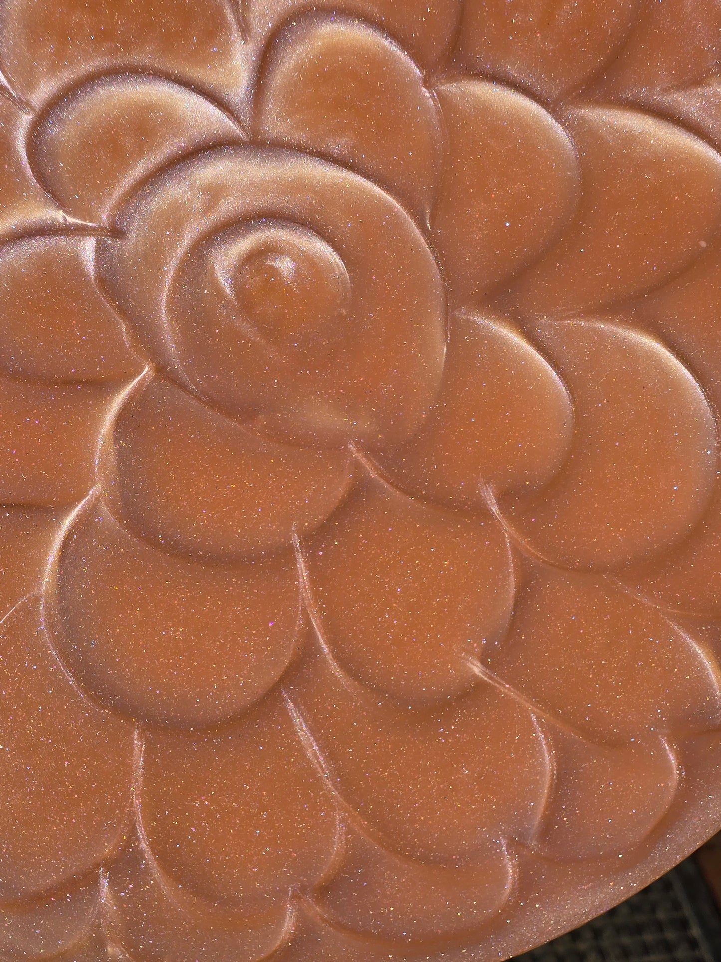 Round platter Rose pink