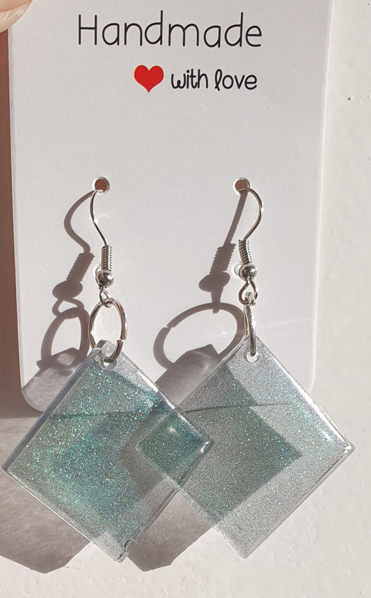 Earrings Green Dew