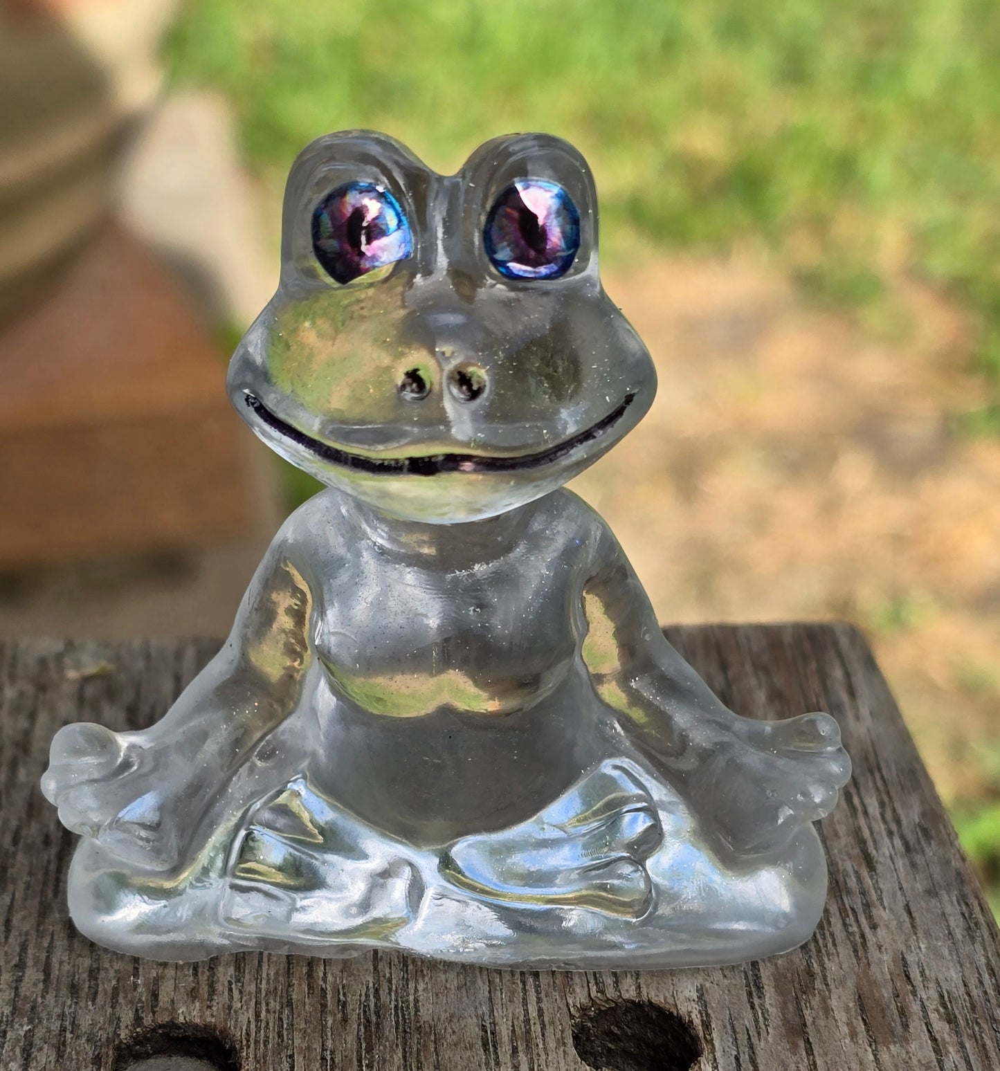 Frog meditating