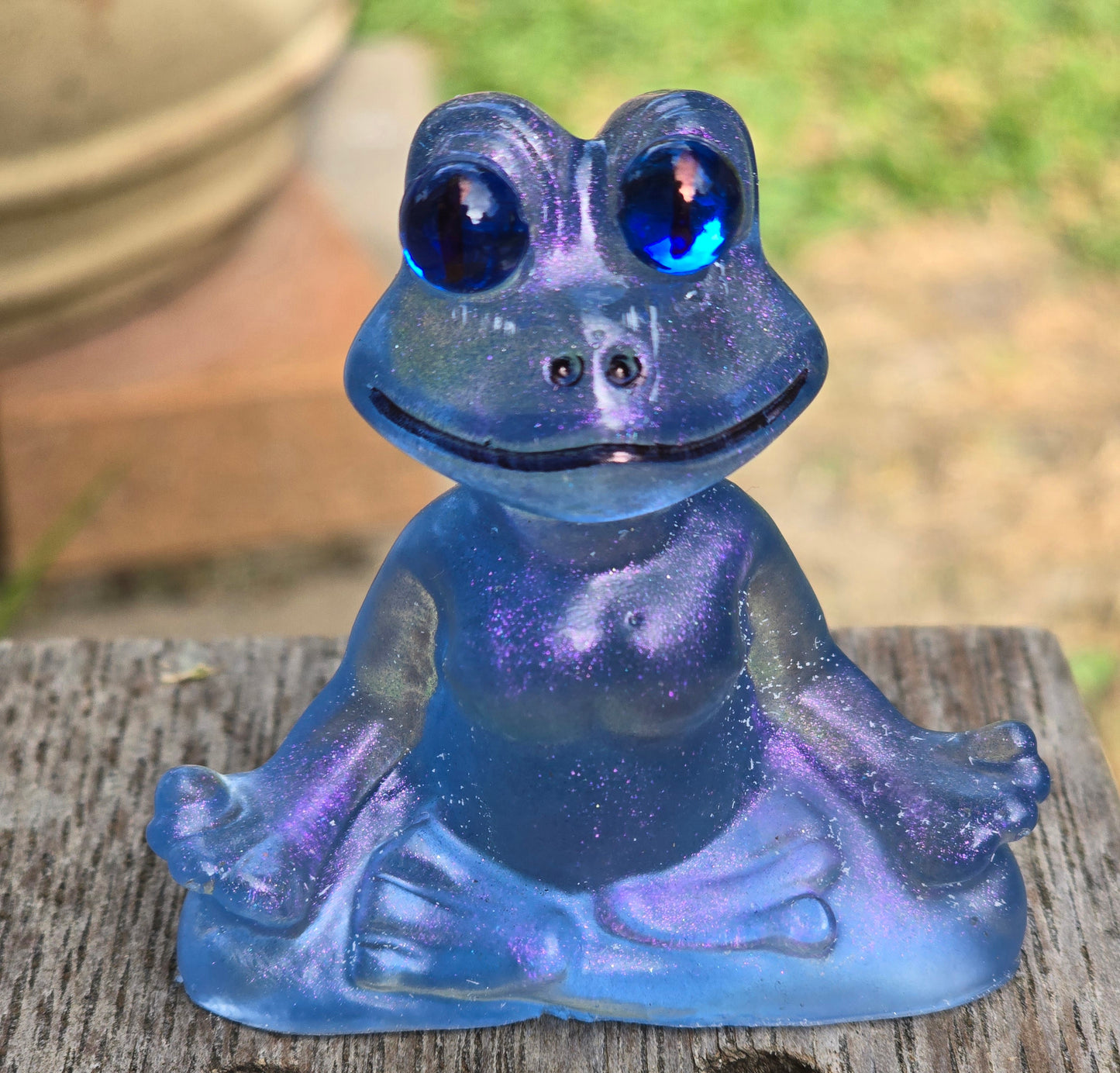 Frog meditating