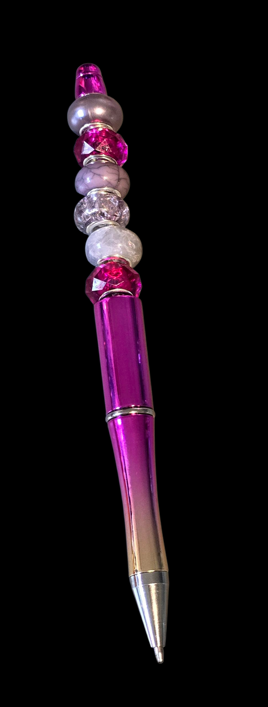Pen crystal cerise pink