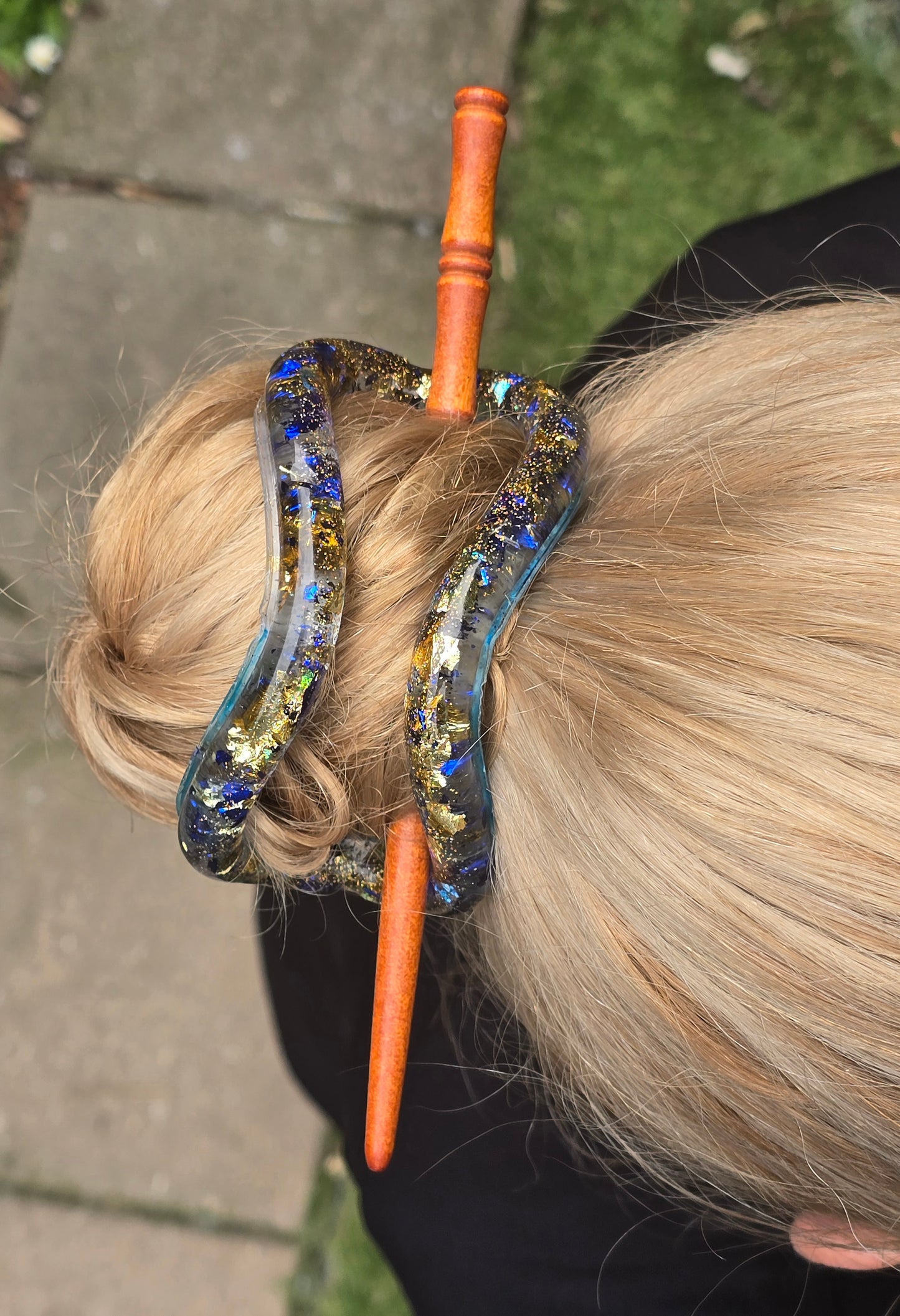 Hair/scarf clips large