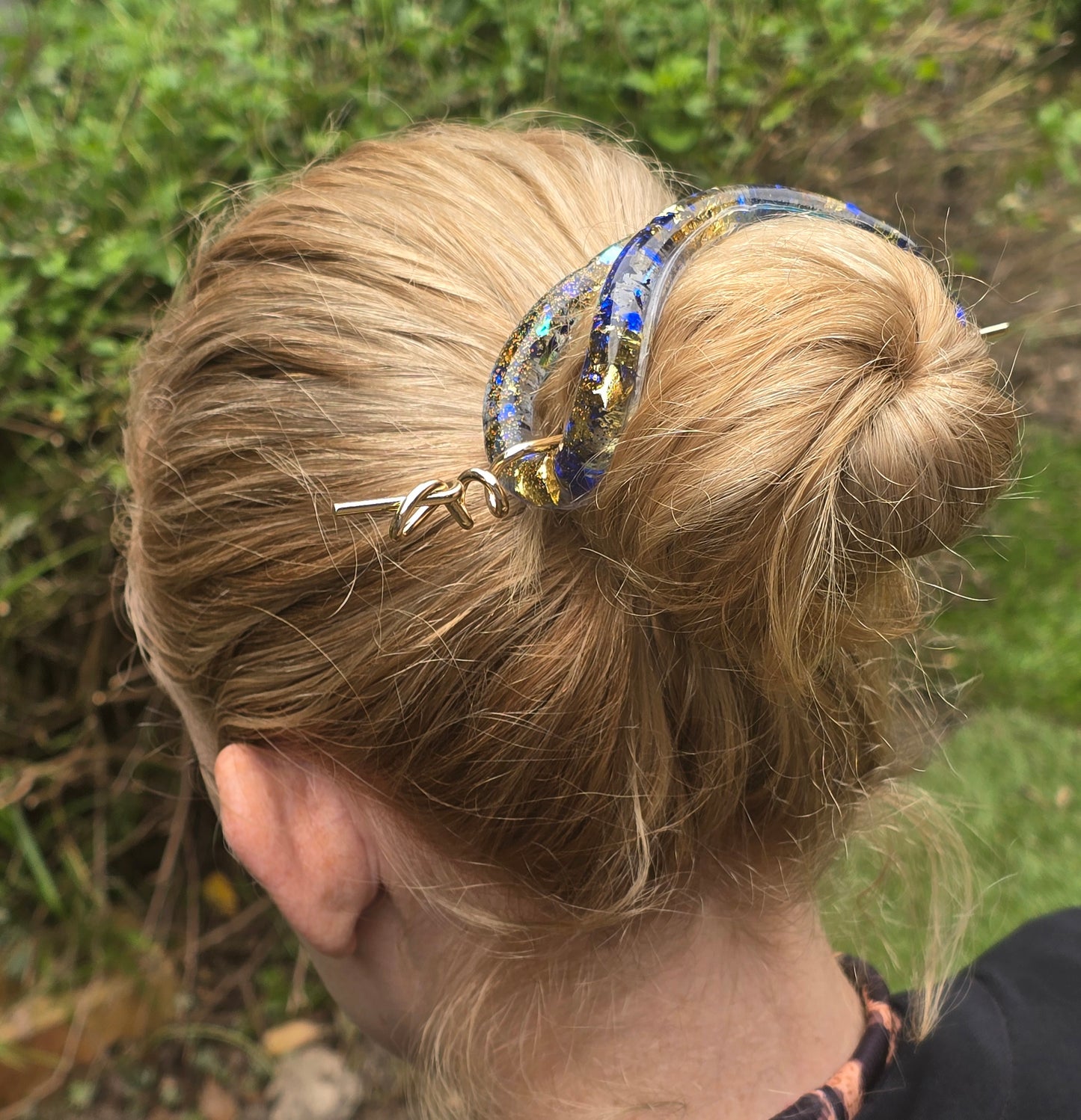 Hair/scarf clips large