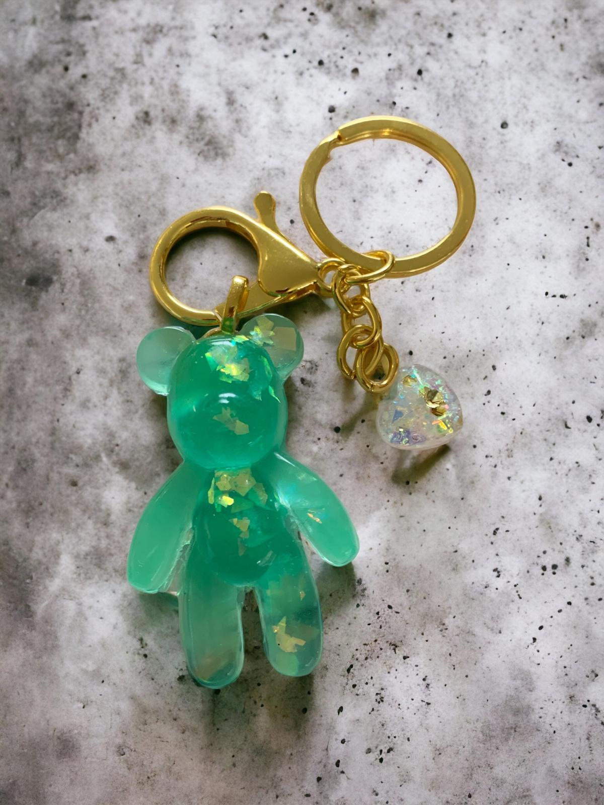 Key charm glo in the dark bears