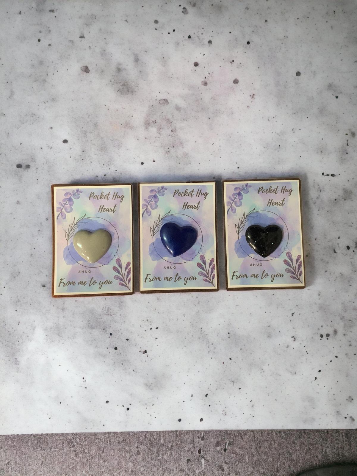 Pocket Hug Heart Card Including Love Heart – Charming Creations