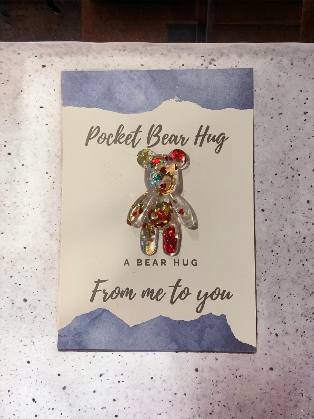 Pocket Bear Hug Cards including Bear