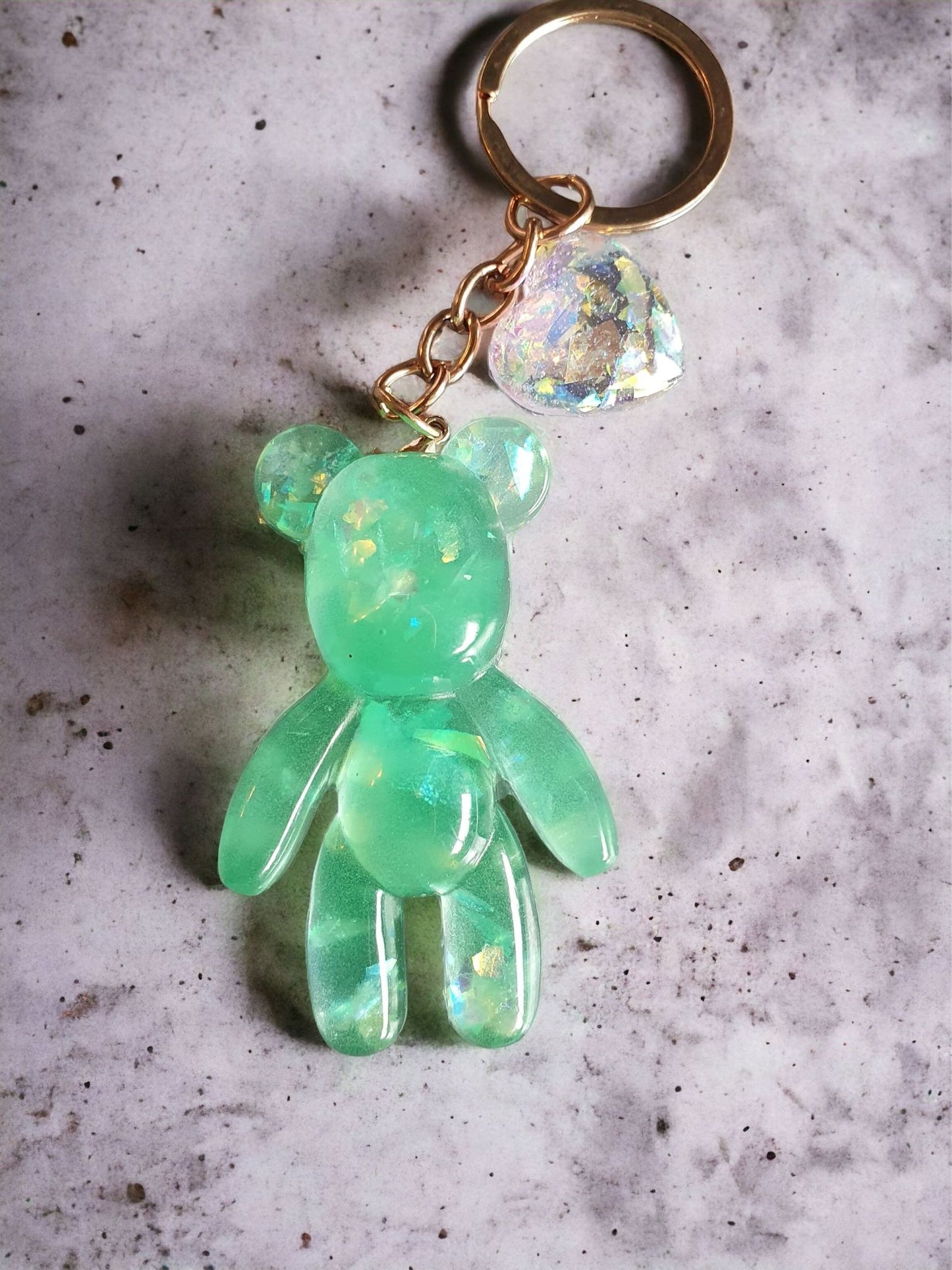 Key charm glo in the dark bears