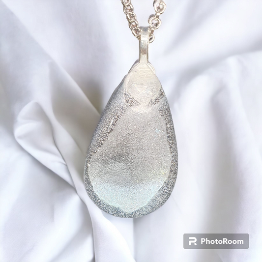 Pendant Crystal Tear Drop Pastel Sparkle