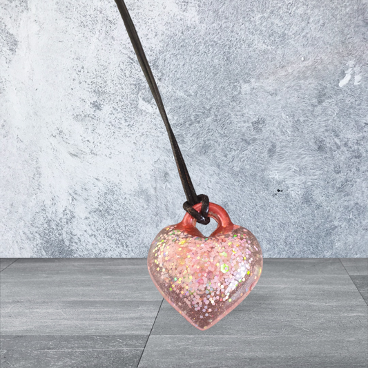 Pendant Puffy Heart Rose Gold