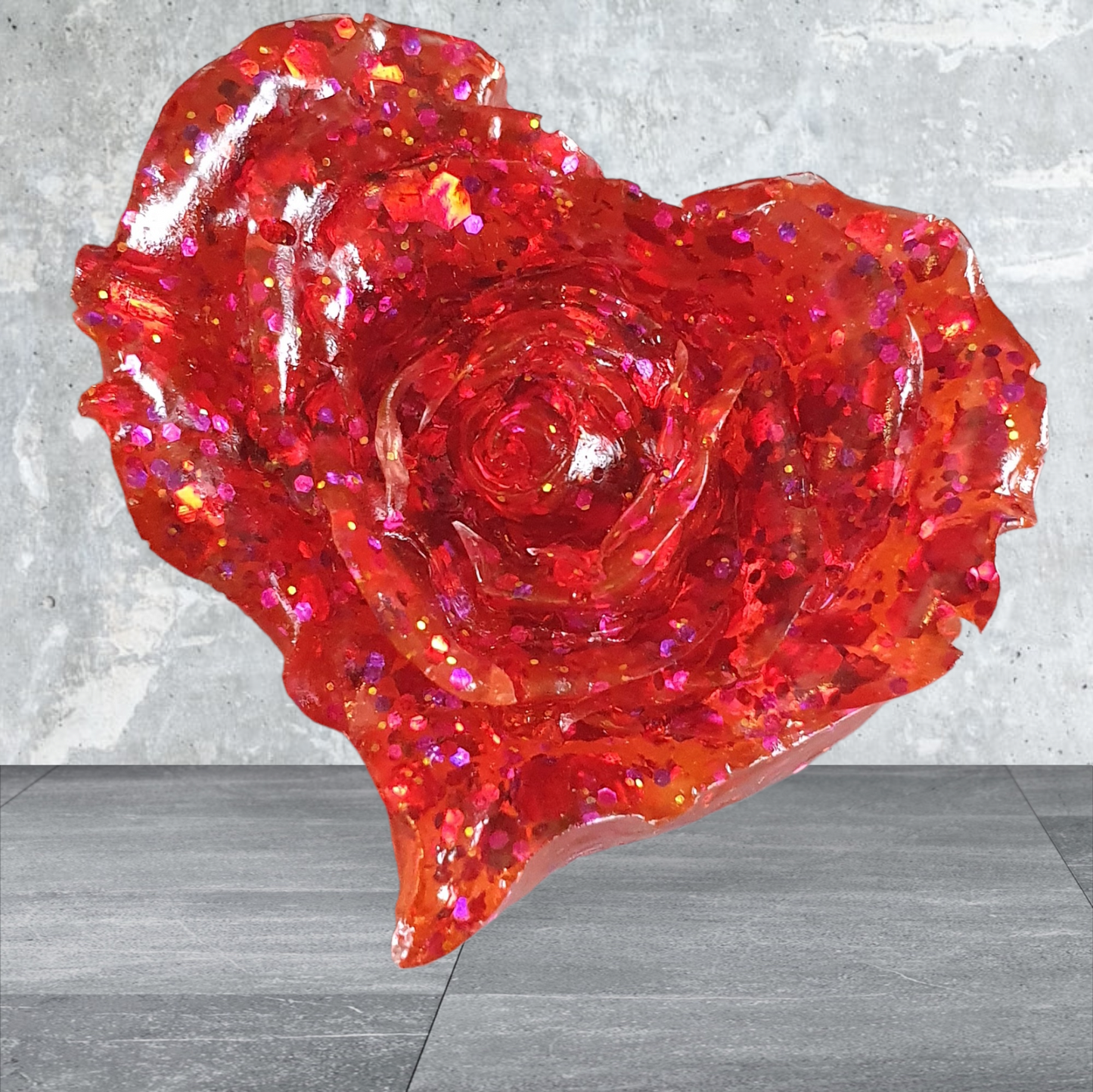 ROSE HEART paper weight