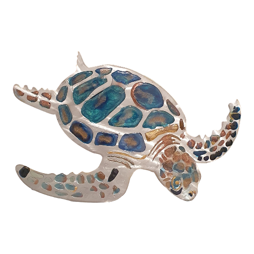 Turtle Metal Art Large