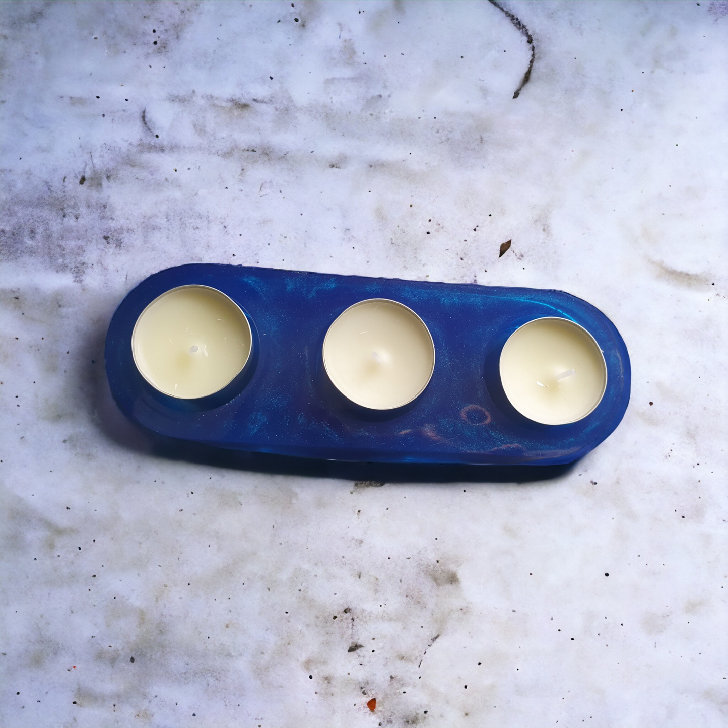 Tealight candle holder Blue