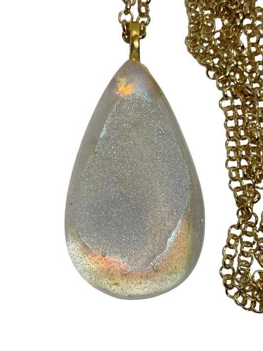 Pendant Champagne Tear Drop