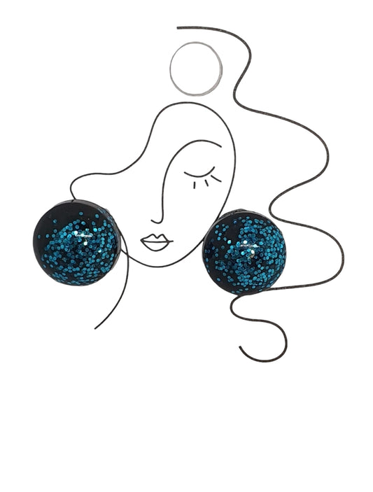 Earrings Galaxy Small Round