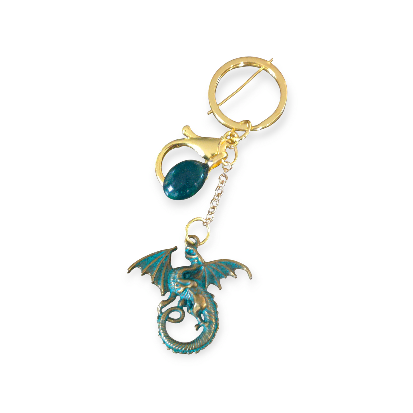 Keycharm green dragon