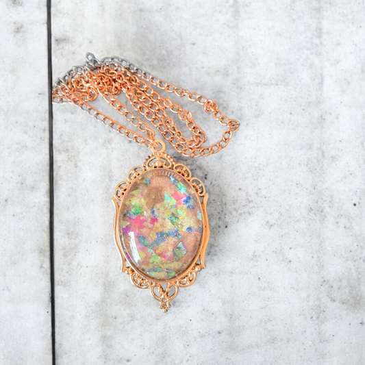 Pendant Rose Gold opal