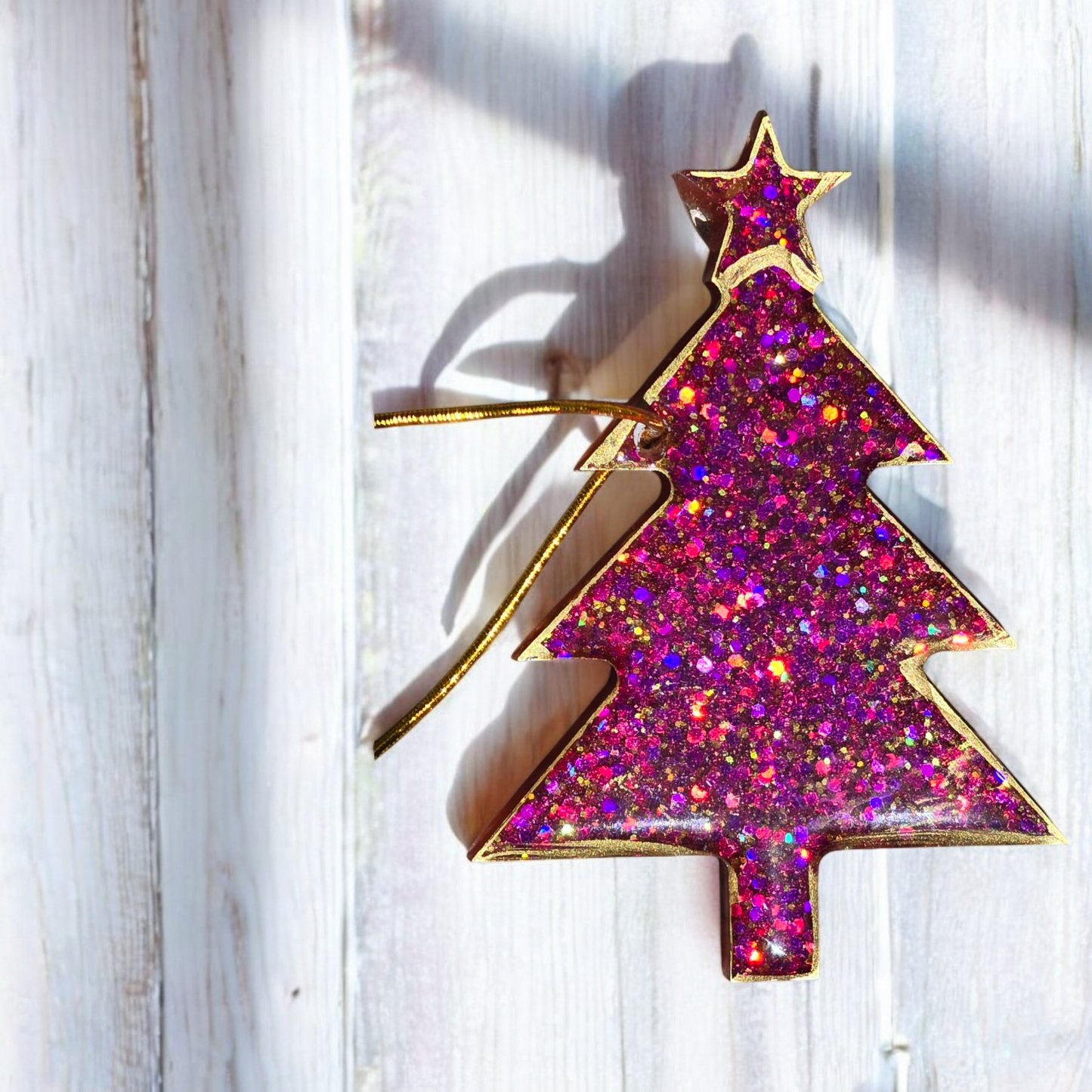 Christmas decorations Cerise pink