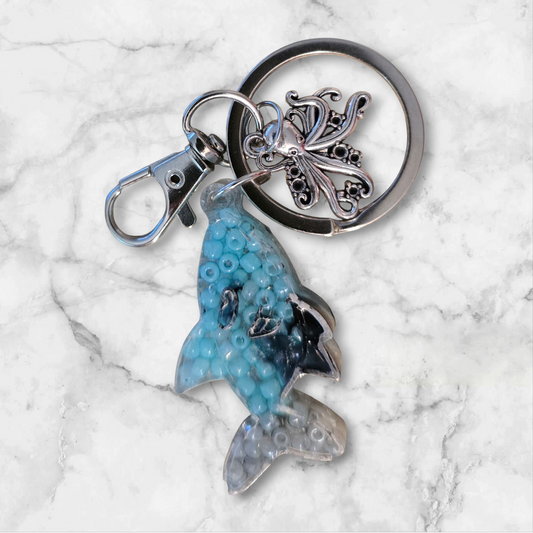 Keycharm shark blue