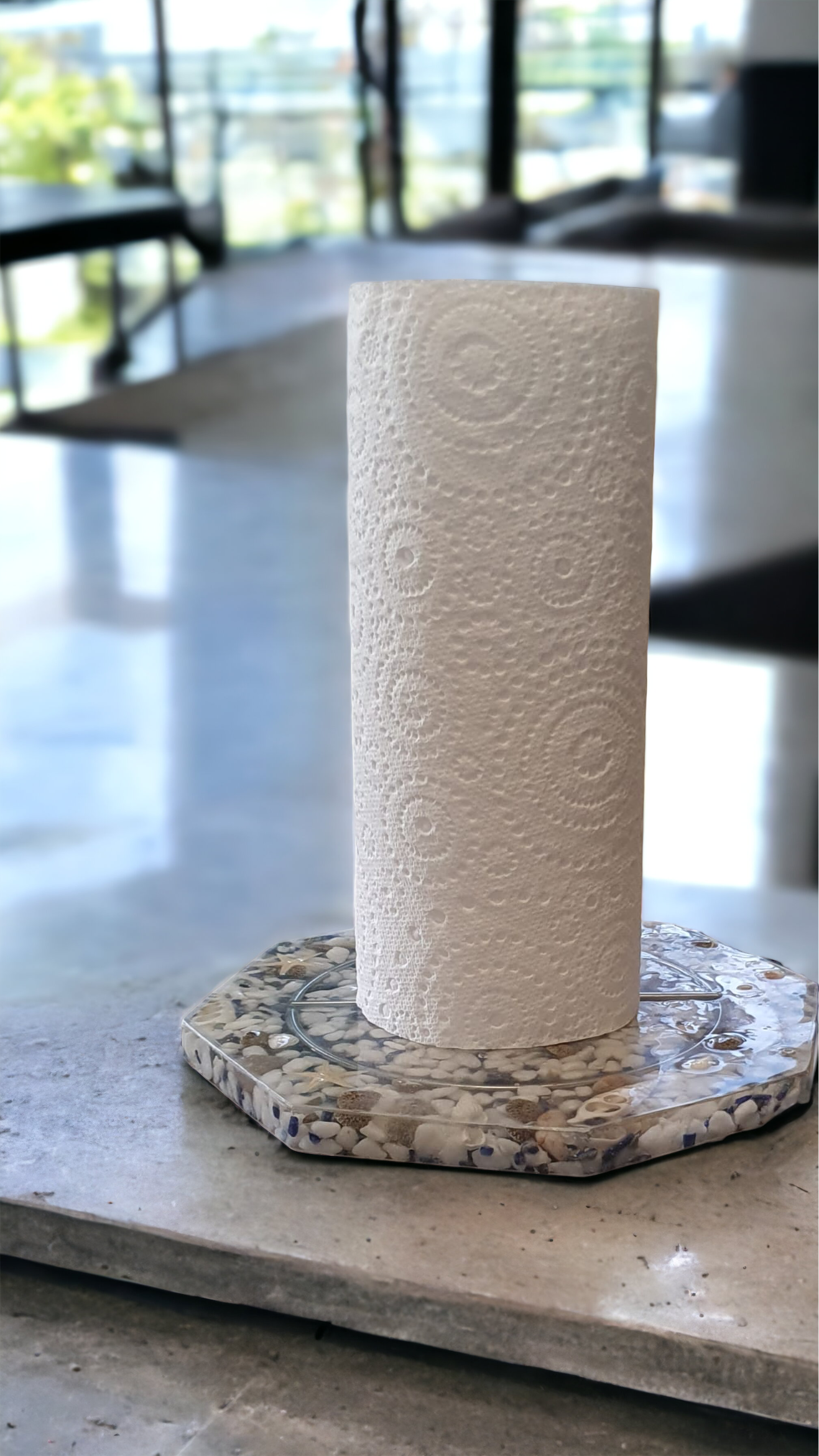 Paper towel roll holder